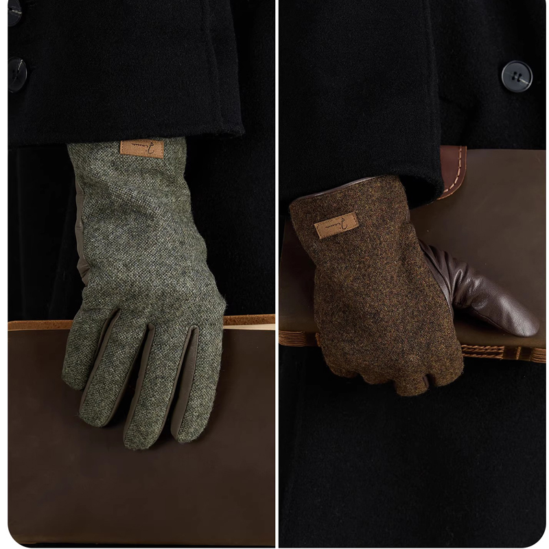 メンズ タッチスクリーン対応 冬用手袋 ロシア製 防風 保温 - Wool Glove Lined のレビューと価格