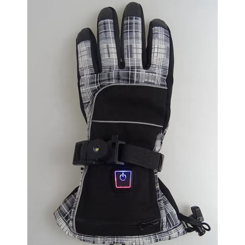 新デザインバッテリー加熱式防水防寒アウトドアウィンタースキー - Ski Glove Waterproof のレビューと価格
