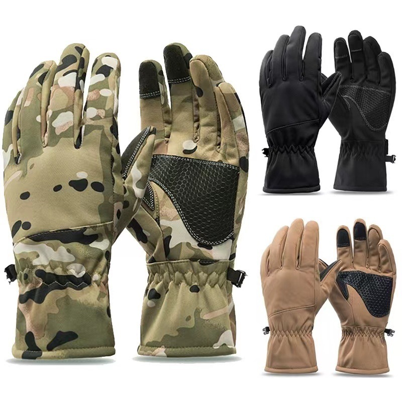 タクティクスアウトドア迷彩狩猟用暖かい滑り止め釣り用手袋防水 - Ski Glove Waterproof のレビューと価格
